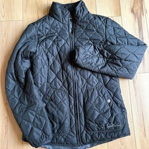 Eddie Bauer Black Quilted Jacket Women’s Small